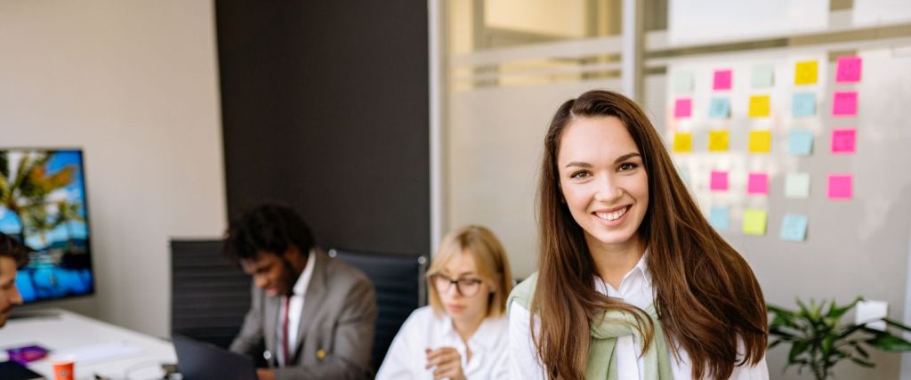 Lady in meeting